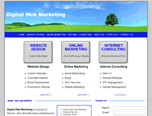 Tablet Screenshot of digitalwebmarketing.com